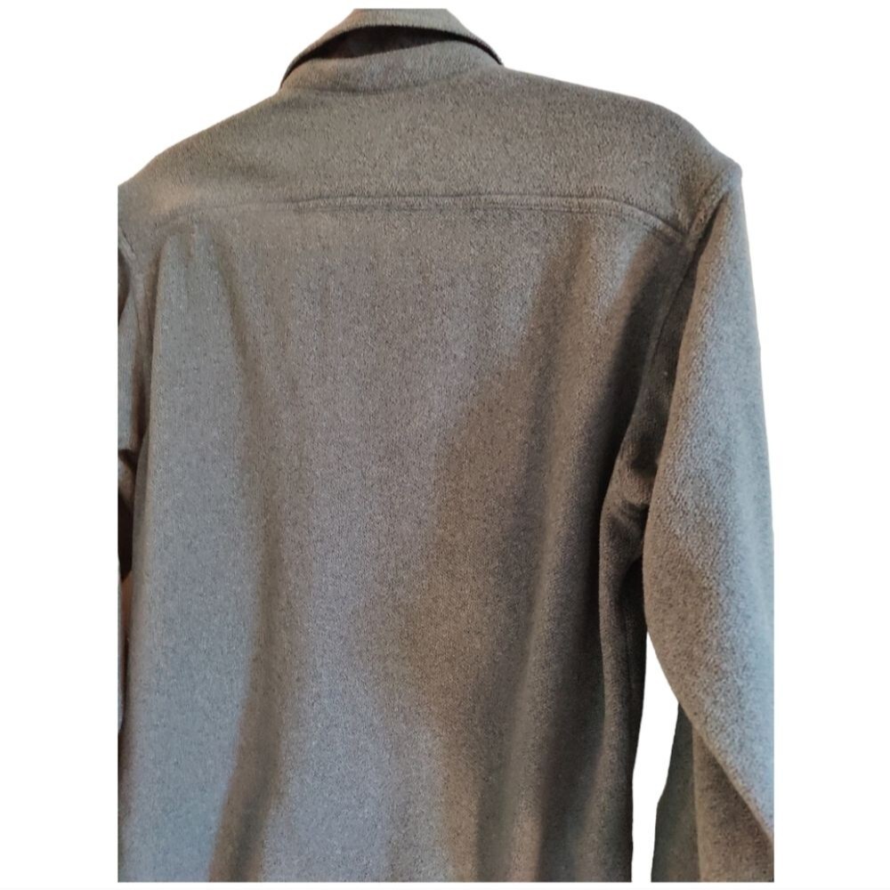 PATAGONIA Mens Gray Long-Sleeved Pique Fleece Shirt Small - Picture 4 of 9